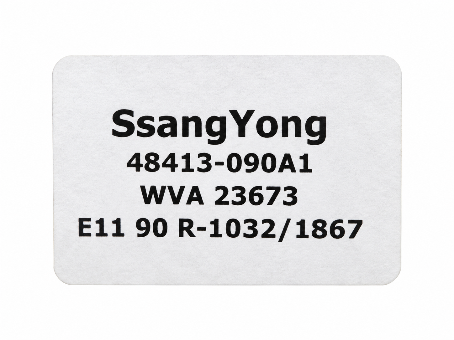 SsangYong Rear Brake Pad Set (Aftermarket - Turkey) thumbnail 3