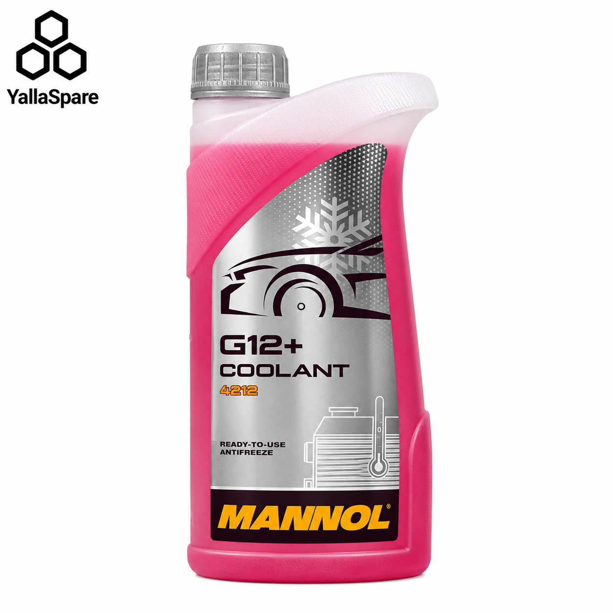Mannol G12+ Coolant 4212 Antifreeze 1L