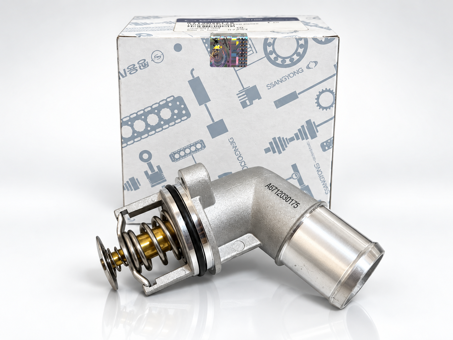 SsangYong Water Pump Thermostat Assembly