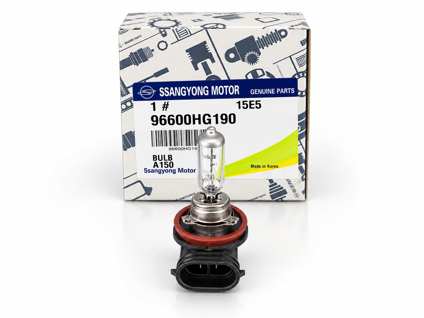 SsangYong H16 Halogen Fog Light Bulb (12V 19W) thumbnail 2